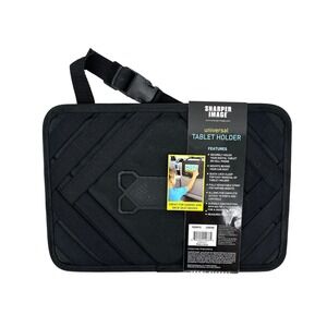 Sharper Image Universal Tablet Holder Car Seat Mount Black Adjustable Strap NEW